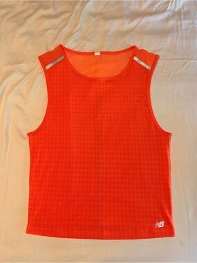 New Balance Orange Athletic Tank